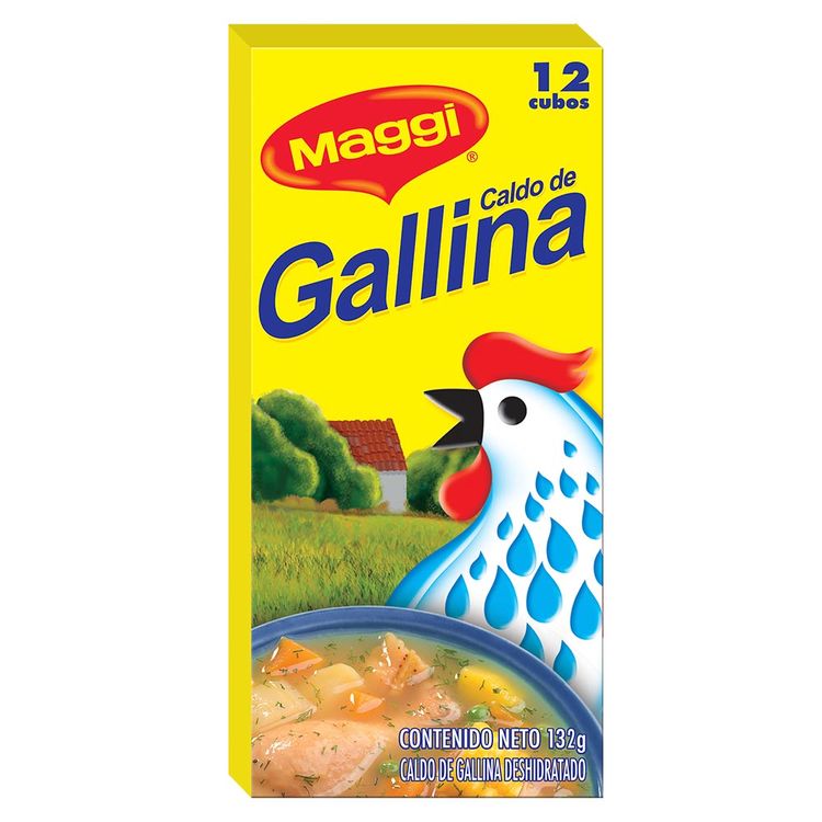 Caldo De Gallina Deshidratado Maggi x 12 Cubos x 132 G. Jumbo Colombia