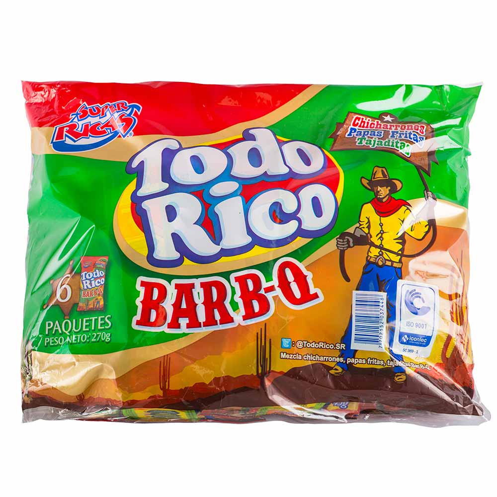 Todo Rico Barb-Q Super Ricas 6 Und x 270g-tiendasjumbo.co - Jumbo Colombia