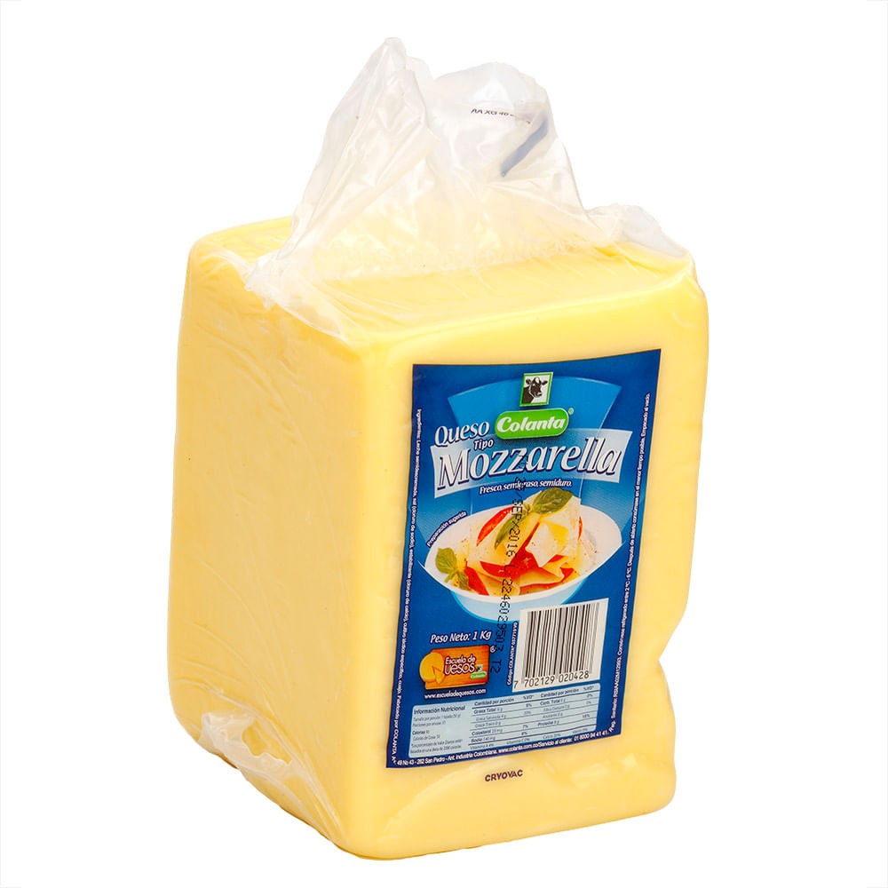 Queso mozarella colanta x 1 kltiendasjumbo.co Jumbo Colombia