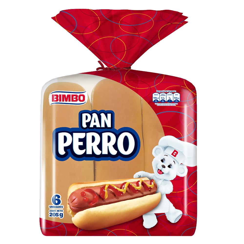 Pan perro Bimbo 6 Und 205g tiendasjumbo.co Jumbo Colombia