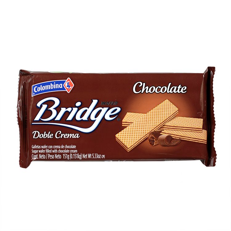 Galleta Wafer Bridge Chocolate x 151gtiendasjumbo.co Jumbo Colombia