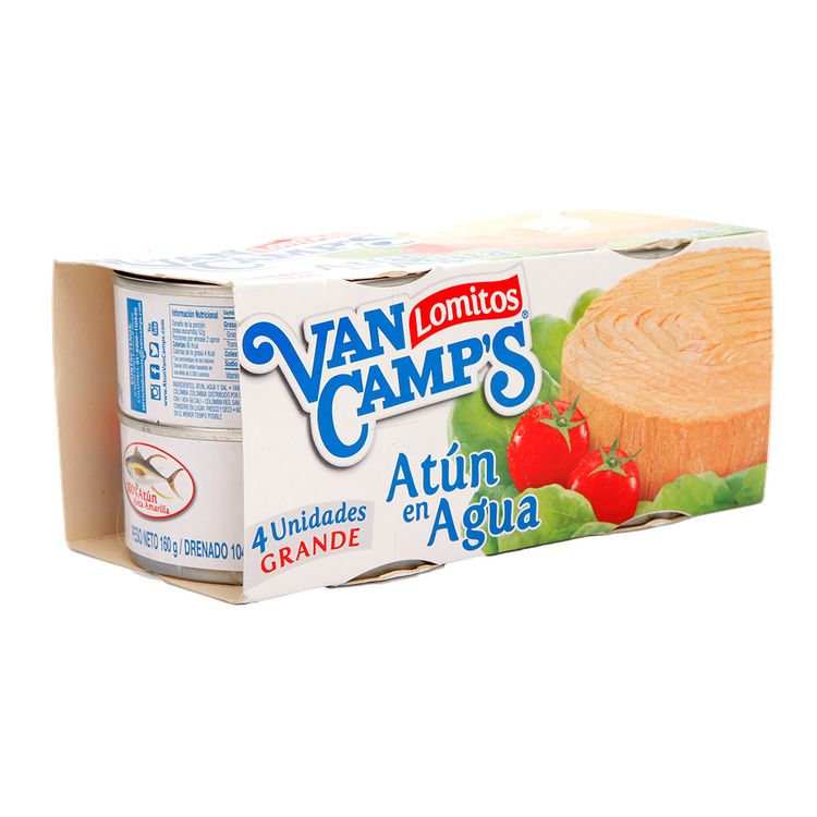 Atun En Agua Van Camps x 160g x 4undtiendasjumbo.co Jumbo Colombia