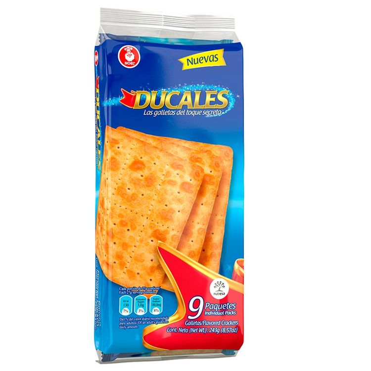 Galletas Ducales x 243 g. x 9 Paquetes tiendasjumbo.co - Jumbo Colombia