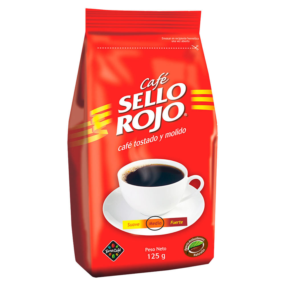 Café Medio Sello Rojo x 125 g. tiendasjumbo.co Jumbo