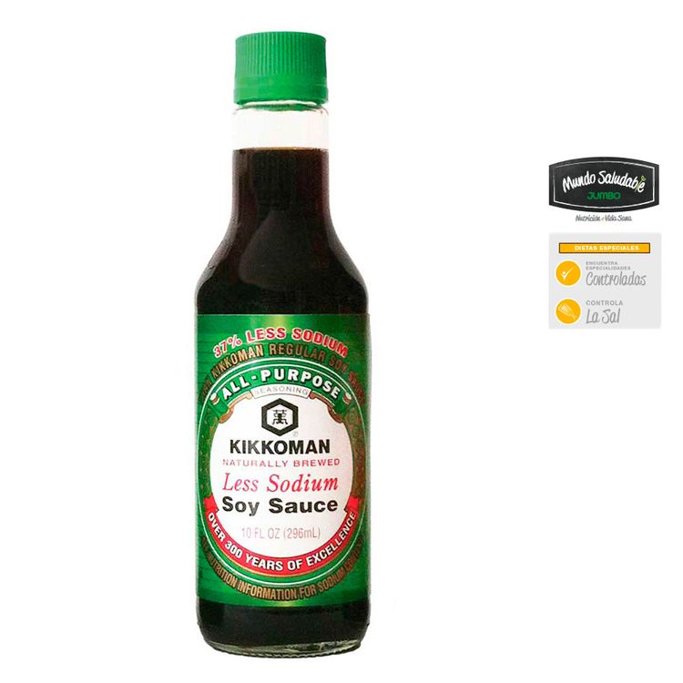 Salsa Soya Lite Kikkoman x 296mltiendasjumbo.co Jumbo Colombia
