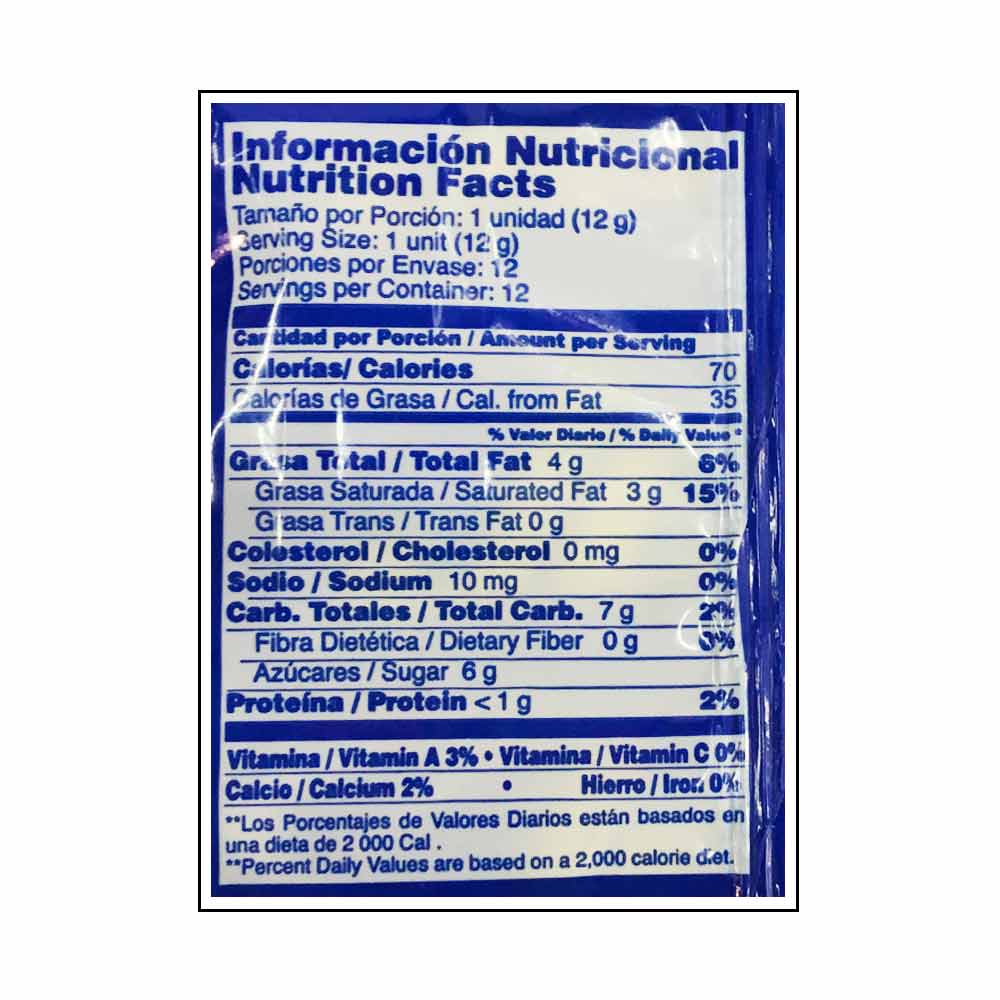 Chocolatina Jet x 12 Und.X 144 G. Jumbo Colombia