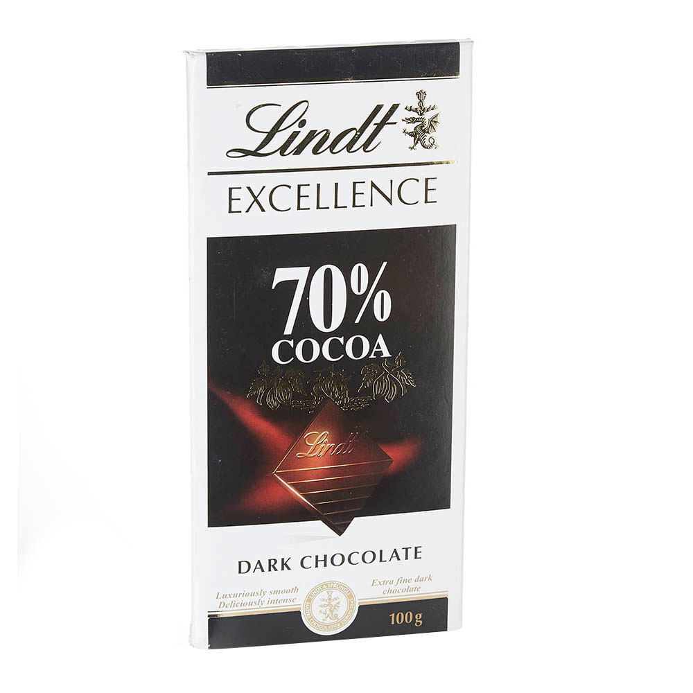 tableta Chocolate lindt excellence 70 cocoa x 100 gtiendasjumbo.co