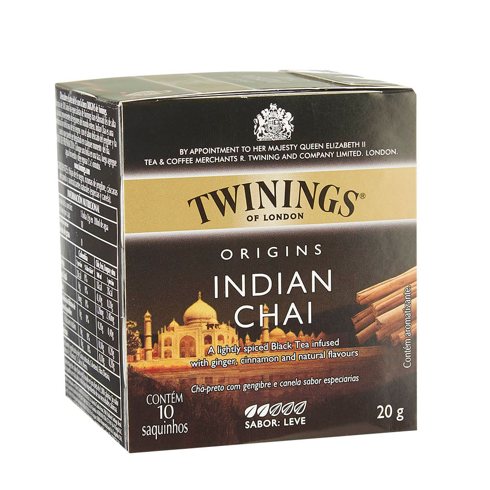 TĂ© chai Twinings Indian x 10 unds x 20g - Jumbo Colombia indi chai