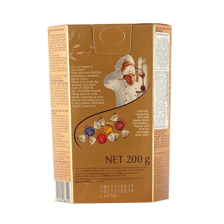 Chocolate Lindt Lindor x 200 G Jumbo Colombia
