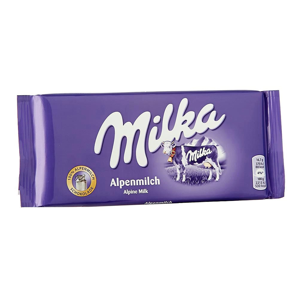 Chocolatina Milka Leche x 100 G Jumbo Colombia