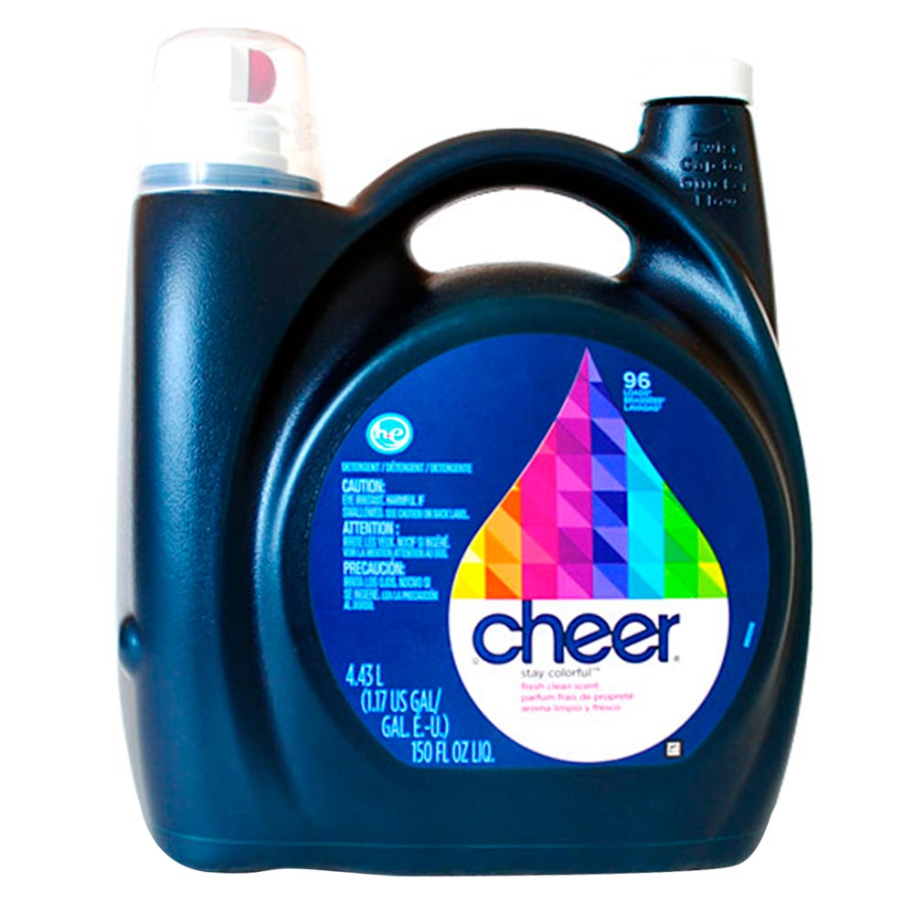 Detergente líquido Cheer original HE 96 Lav 4.430 ml-tiendasjumbo.co