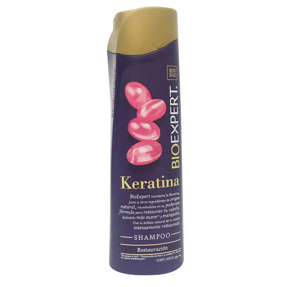 Shampoo Bioexpert keratina restauración x 350ml Jumbo Colombia