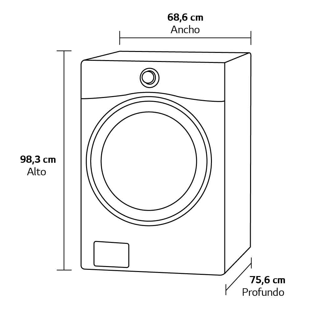 lavadora secadora lg carg wd20vvs6 lg