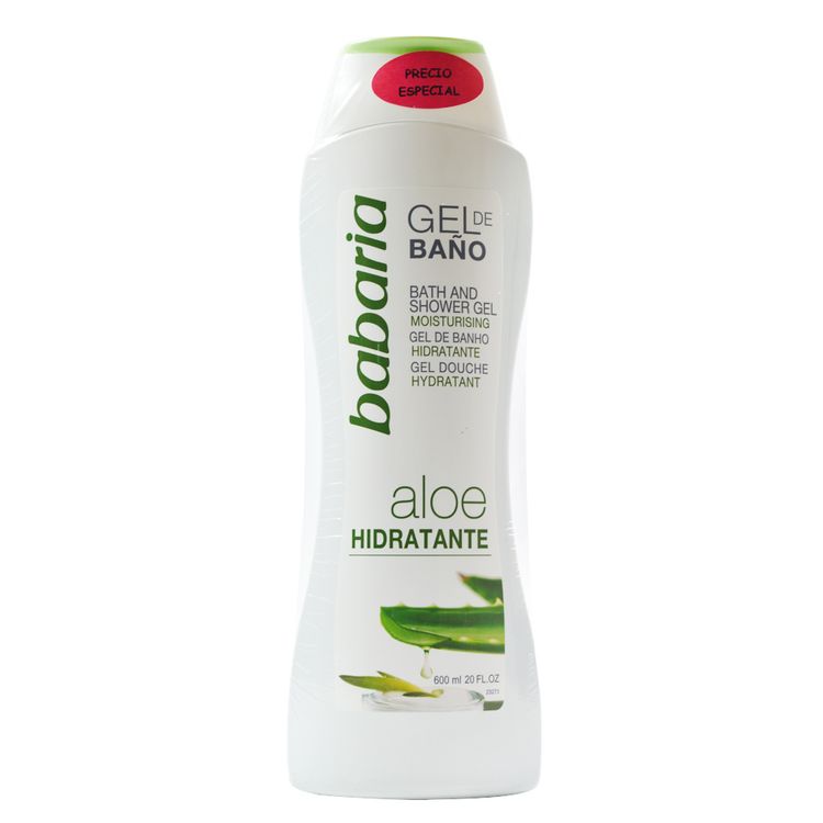 Gel Babaria baño Aloe hidratante x 600 ml - Jumbo Colombia