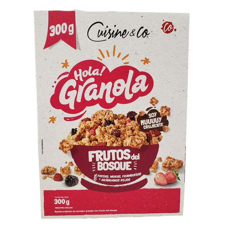 Granola de frutos del bosque Cuisine&Co x300g Jumbo Colombia