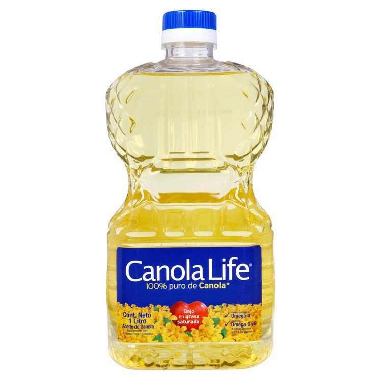 Aceite Canola Life Bajo En Grasa Saturado x 1l Jumbo Colombia
