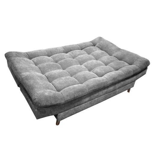 sofa cama carvallo lux 3 posiciones tela gris sofa cama carvallo lux 3 posiciones tela gris