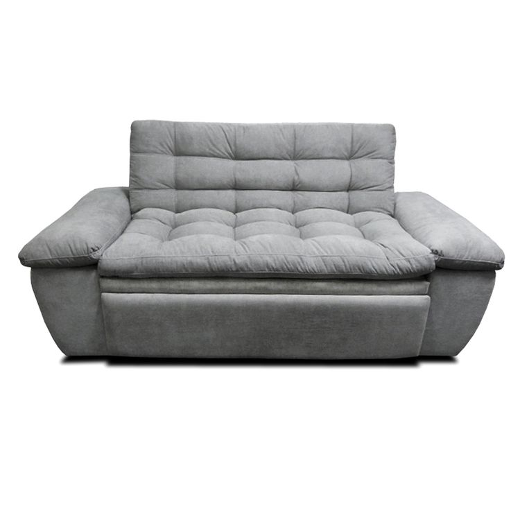 sofa cama mirano con pillow tela gris