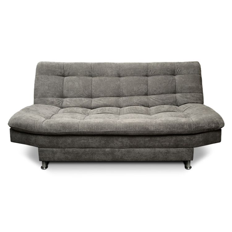 sofa cama carvallo plain 3 posiciones tela gris