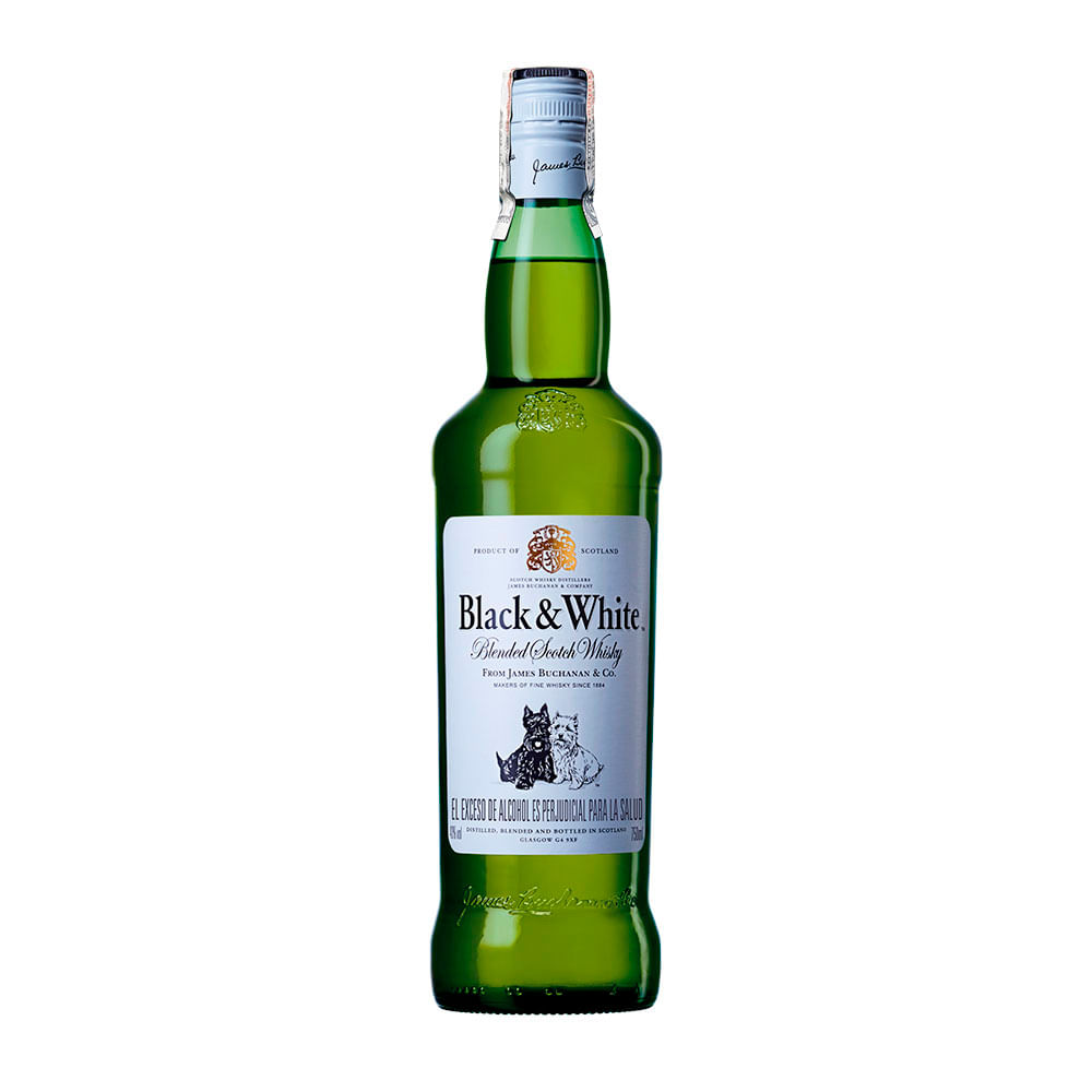 Whisky Black & White 8 años botella x 700ml Jumbo Colombia Whisky Black & White 8 años botella x 700ml Jumbo Colombia
