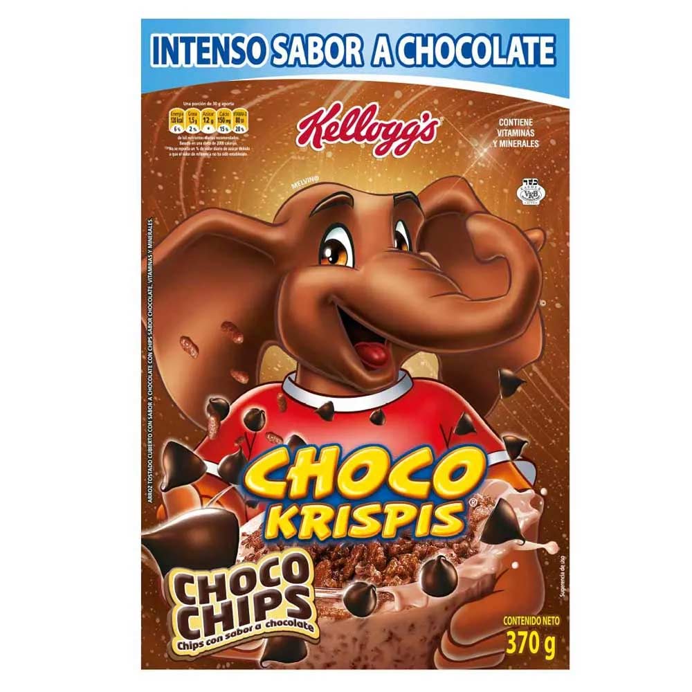 Cereal Choco Krispis Choco Chips x 370 G - Jumbo Colombia