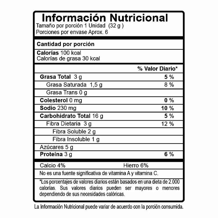 Tortillas integrales con chia Haz de Oros 6 Und x 190gtiendasjumbo.co