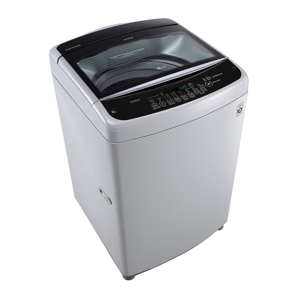lavadora lg 19kg/42lbs wt19dsb smart invert