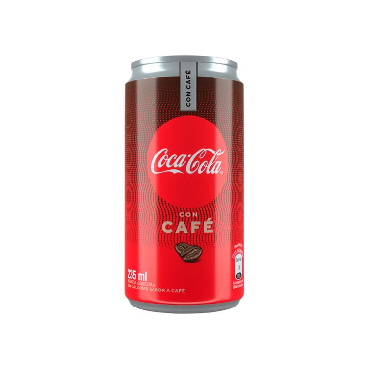 ahora tu Coca Cola café sin azúcar lata x 235 ml