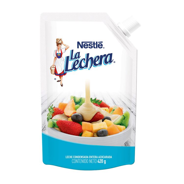 Leche Condensada La Lechera Bolsa x420 g Jumbo Colombia