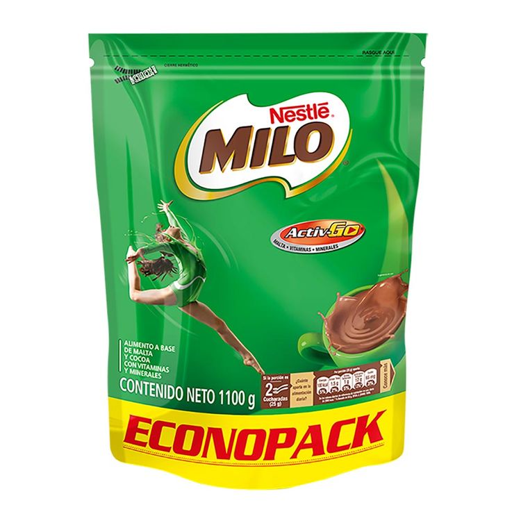 ¡Compra ahora tu Milo Active-Go doy Pack Zipper x 1100 g.! - Jumbo Colombia