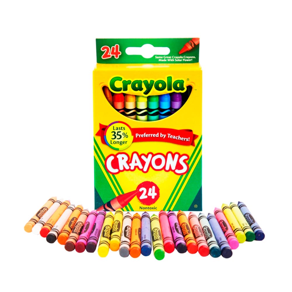 colores crayola 24 piezas precio