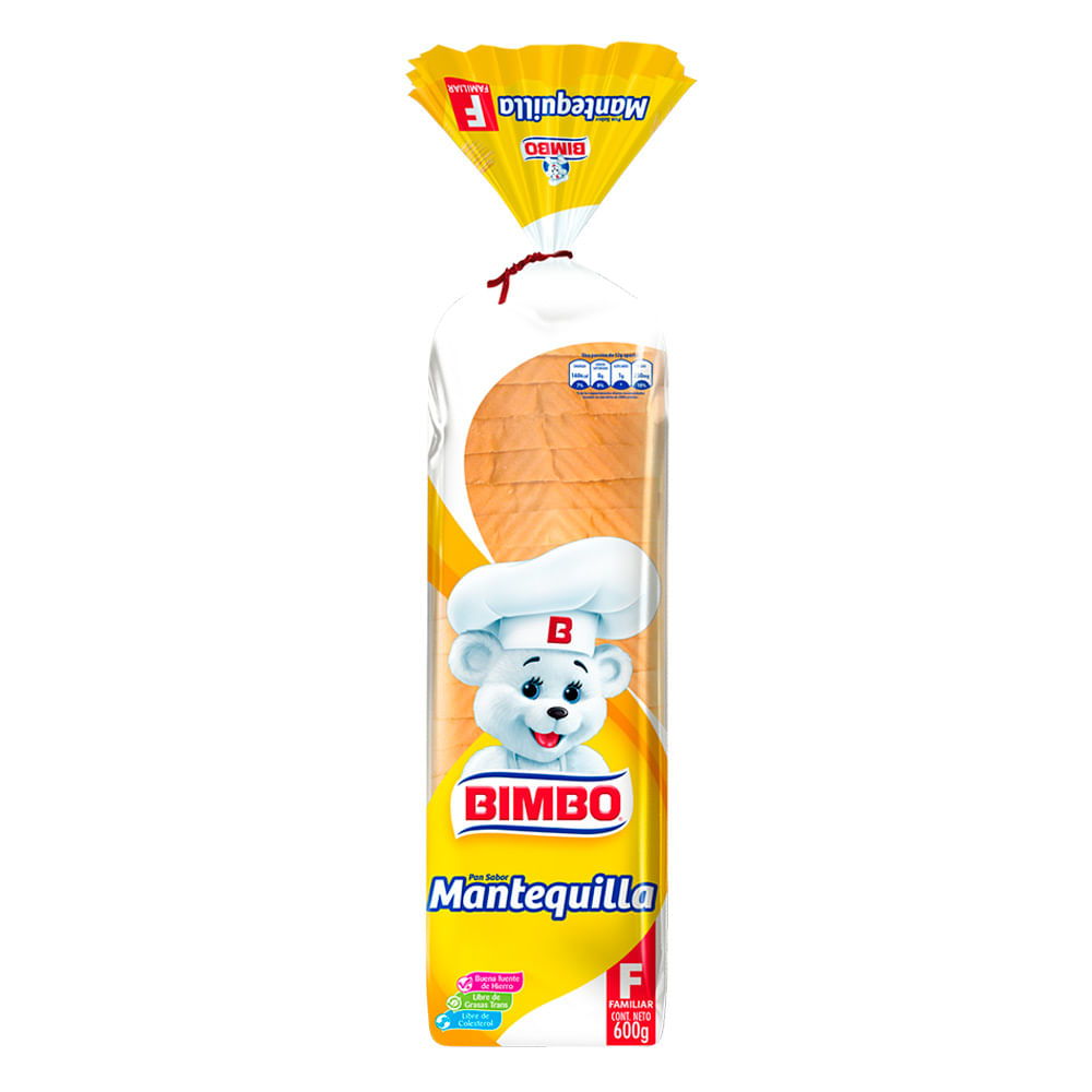 Pan Mantequilla Bimbo x 600g tiendasjumbo.co Jumbo Colombia