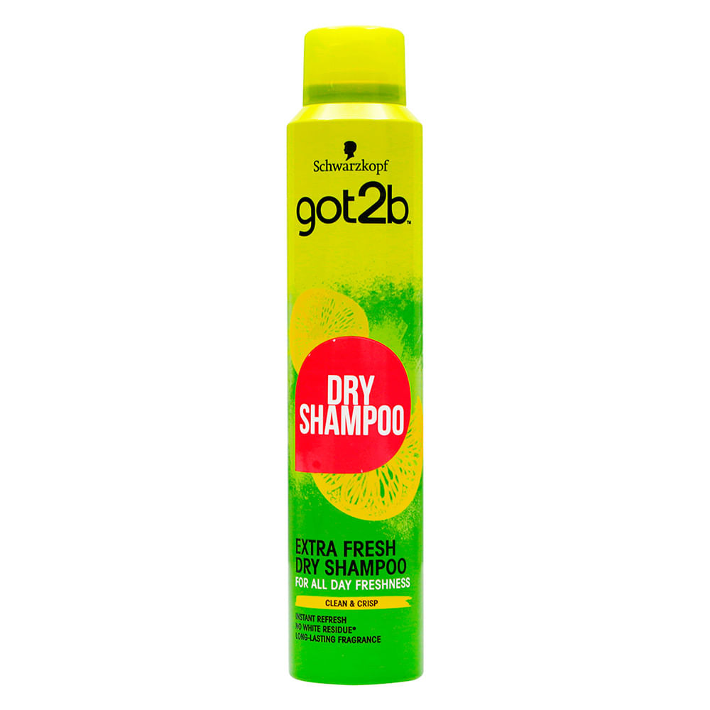 Shampoo Got2b seco extrafrescura clean&crisp x 200ml Jumbo Colombia