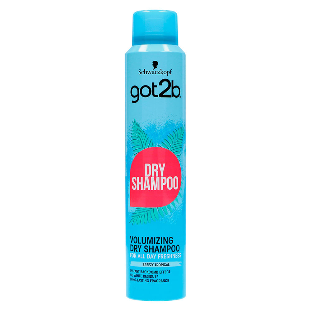 Shampoo Got2b seco volumen breezy tropical x 200ml Jumbo Colombia