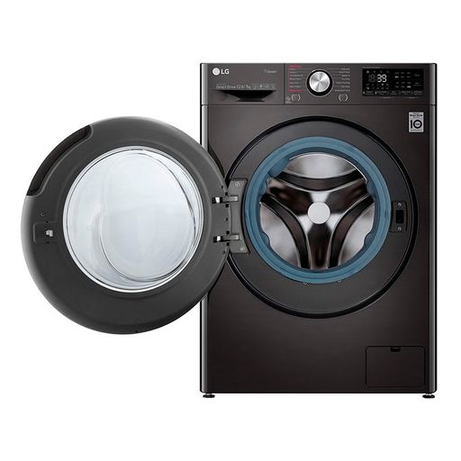 lavadora secadora lg 12kg carga frontal vivace wd12bvc2s6c negro