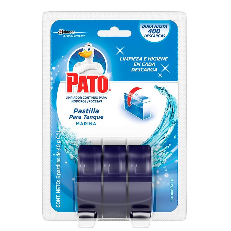 Pato Tanque Azul X 3 Pastillas X 40 G C U Precio Especial Jumbo Colombia