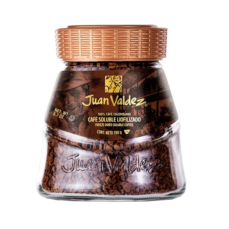 Café Juan Valdez Liofilizado Clásico x 190 G Jumbo Colombia