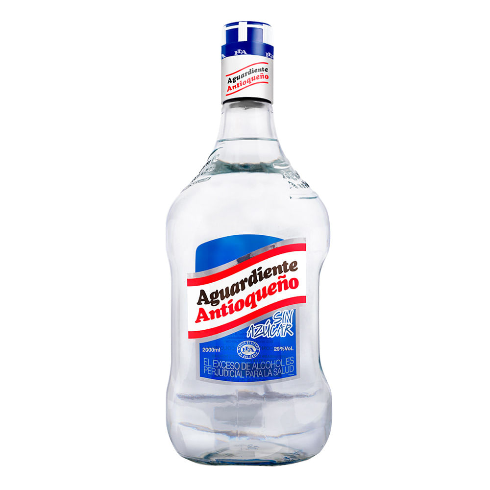 Aguardiente Antioqueno Sin Azucar Garrafa X 00 Ml Jumbo Colombia