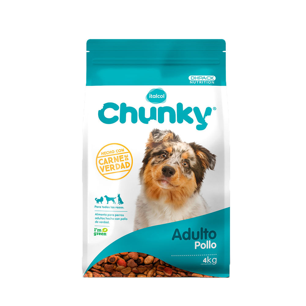 Alimento Para Perro Chunky Pollo Adulto X 4 Kilos Tiendasjumbo Co