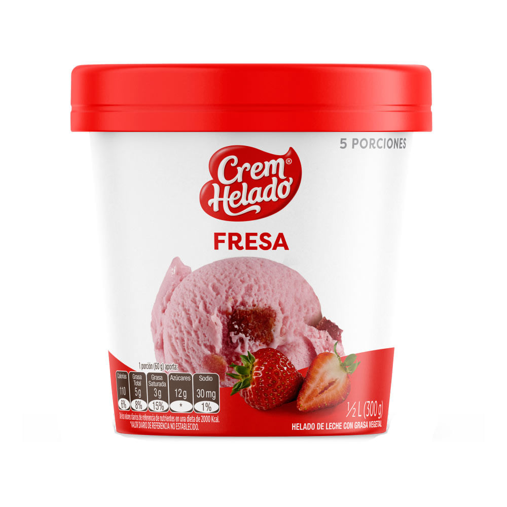 Helado Crem Helado fresa x 300g Jumbo Colombia