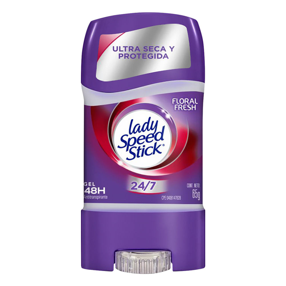 Desodorante Gel Lady Speed Stick Double Defense Floral Fresh 48 Horas