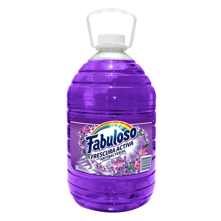 Limpia Pisos Fabuloso Antibacterial Lavanda Multiusos 3l Jumbo Colombia