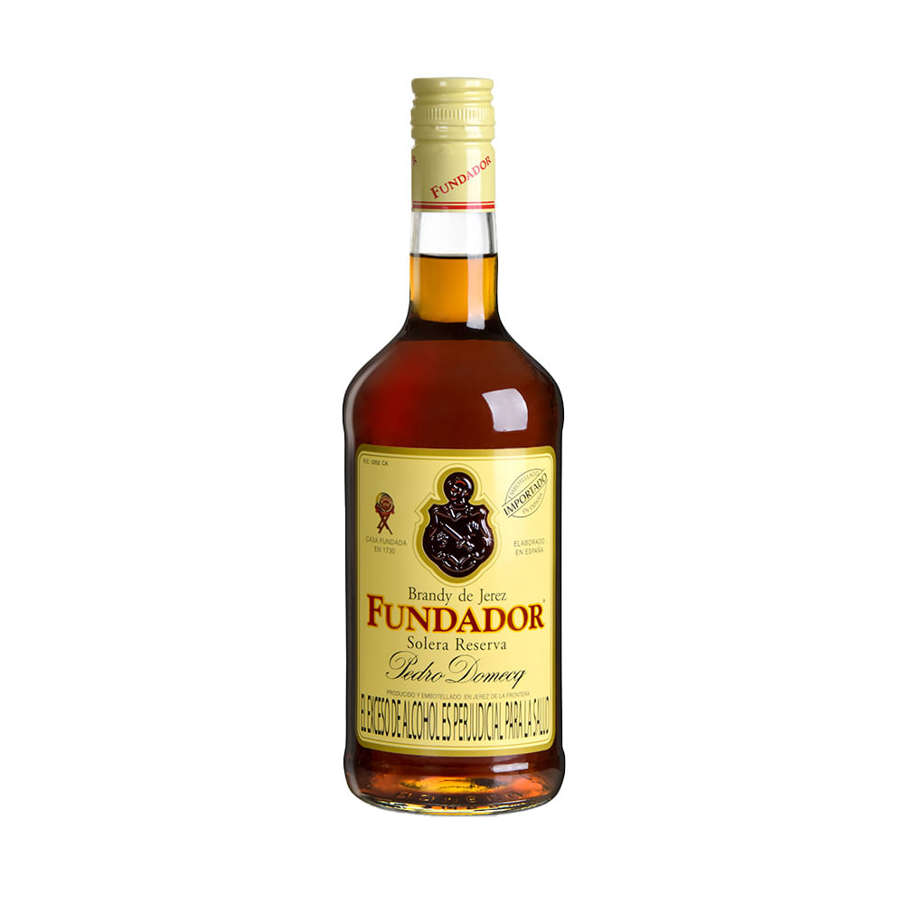 Brandy Fundador de Jerez Pedro Domecq x 750ml Jumbo Colombia