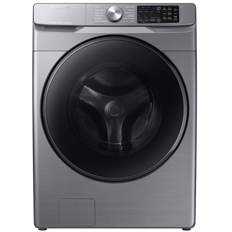 lavadora samsung wf22r6270ap co 22kg 48ls plata inoxidable