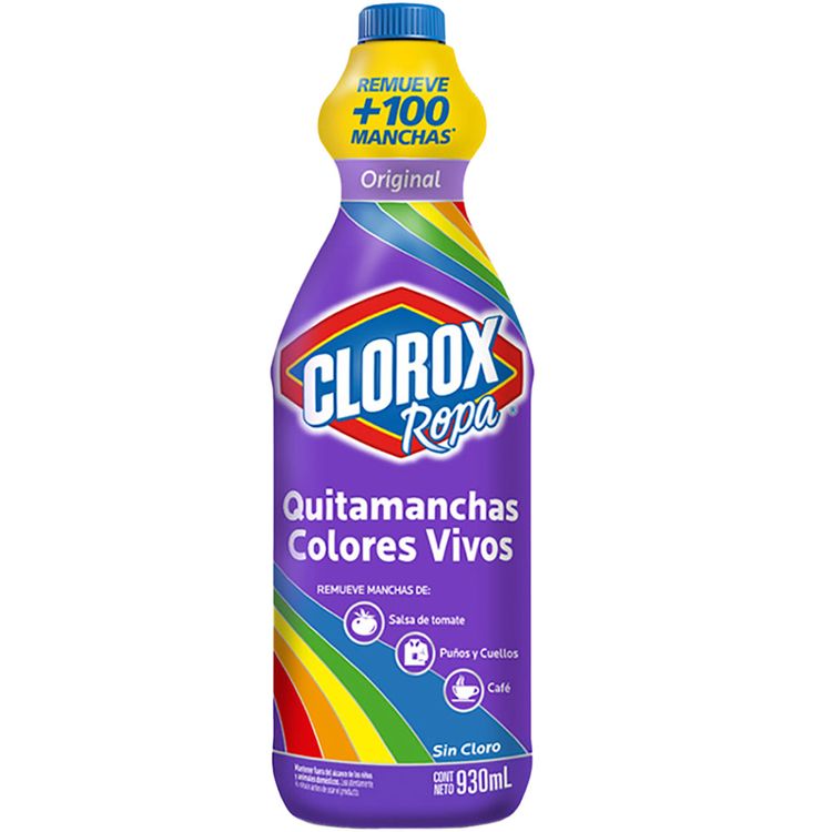 Quitamanchas Clorox Ropa Color X 930ml Jumbo Colombia