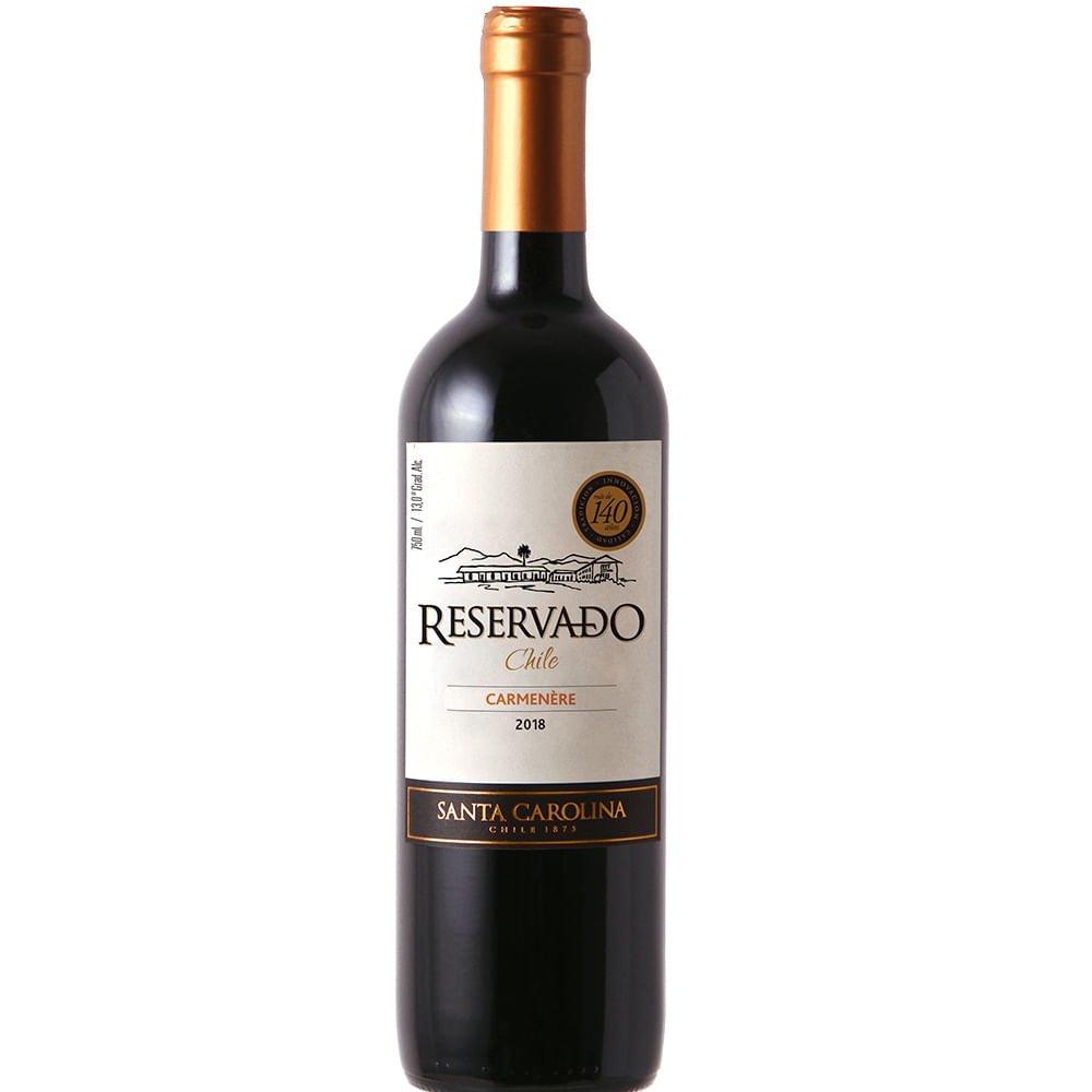 Vino tinto Santa Carolina reservado carmenere x 750ml - Jumbo Colombia