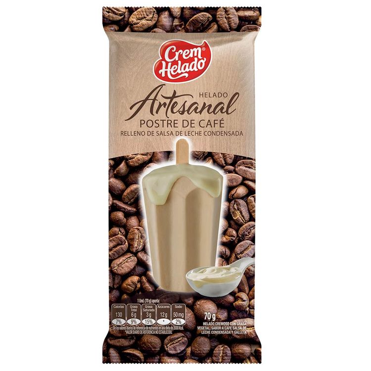 Helado Crem helado artesanal postre cafe x 70g Jumbo