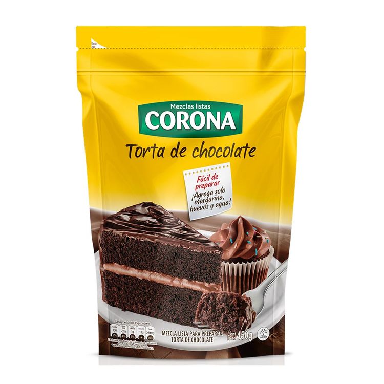 Mezcla corona torta chocolate x450g Jumbo Colombia