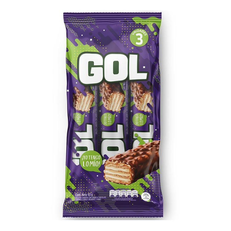 Galletagol chocolate x 3und x 93g Jumbo Colombia