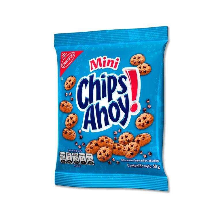 Galleta Chips ahoy minis x 50g Jumbo Colombia